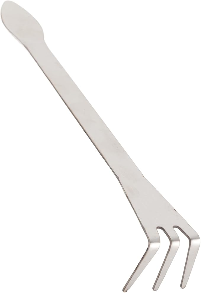 Hand Rake, 3 Prong Bonsai Rake, 9In Small Rakes Suitable for Loose Soil, Removal of Surface Weeds, Planting Bonsai Trees
