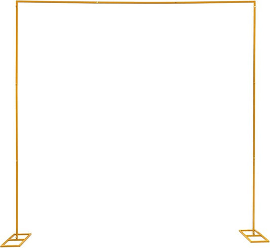 Square Backdrop Stand Wedding Arches for Ceremony Party Arch Backdrop Stand Square Arch for Weddings/Anniversaries/Birthday Parties Home Decor Gold