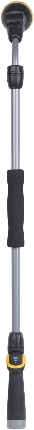 Melnor 65145AMZ RelaxGrip 8-Pattern Pivoting-Head QuickConnects Extension Wand, Black/Yellow