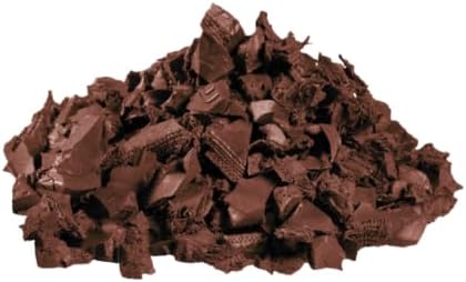 – 100% Wire-Free Premium Grade Nugget Rubber Mulch for Playgrounds & Landscaping | Safe for Kids & Pets, No Replacement Needed, Ultra Durable | Red, 20 lb (0.8 cu ft)