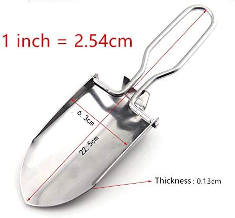 Toasis Garden Trowel Mini Outdoor Foldable Hand Shovel (Olive-2pcs)