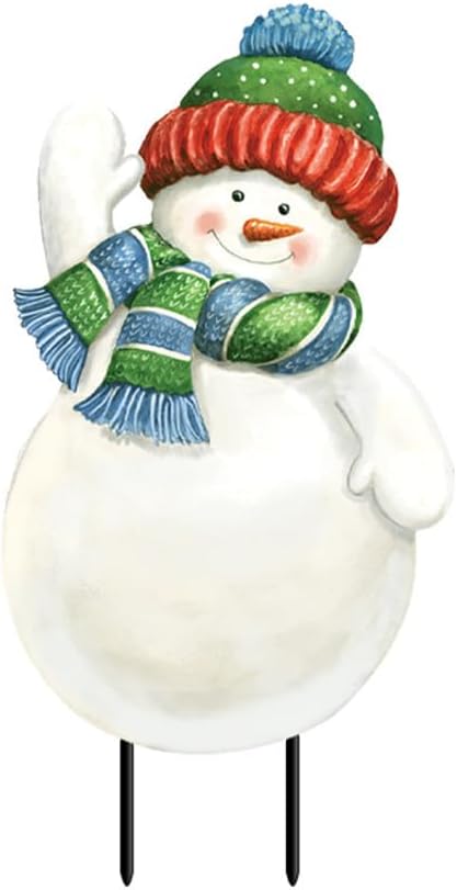 Briarwood Lane Snow Time Snowman Metal Art