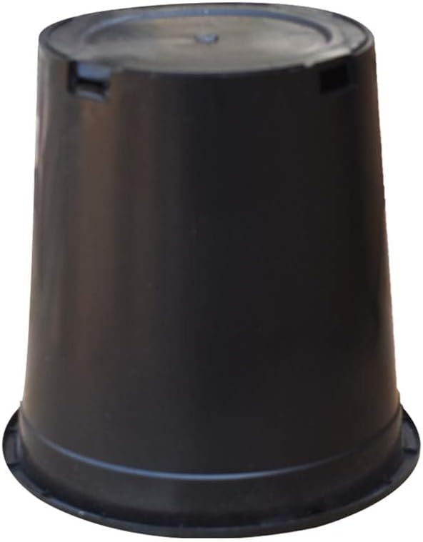 Nursery Pot 1 Gallon 1 Gal 2 Gal 3 Gal 5 Gal 7 Gal 10 Gal 15 Gal Nursery Container Injection Molded Pot Fit for Plants Soil Growers or Hydroponics (10,1 Gallon)