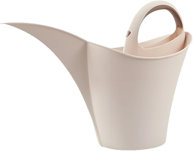 Gardening Watering Can with Long Spout,Watering Can for Outdoor Plants,Anti-Splash Design,Indoor/Outdoor Plants, Lightweight & Durable-2L (Light Pink)