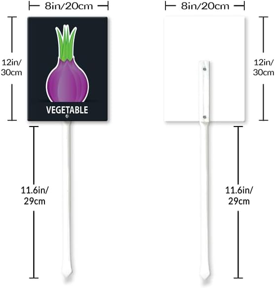 Eveokoki Aluminum Seed & Plant Labels - Plant Markes for Seedlings-Plant Tags for Pots - Garden Signs for Vegetable - Durable Markers for Plants Outdoor Waterproof - Garden Decor for Farmhouse