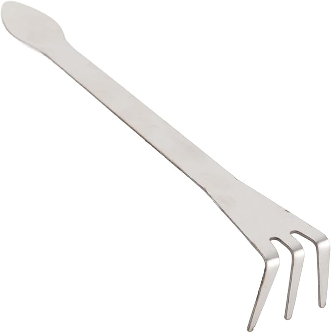 Hand Rake, 3 Prong Bonsai Rake, 9In Small Rakes Suitable for Loose Soil, Removal of Surface Weeds, Planting Bonsai Trees