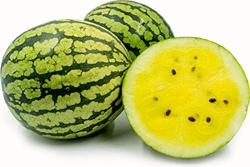 Seeds Yellow Watermelon 11 lbs - Fruits for Planting - GMO Free