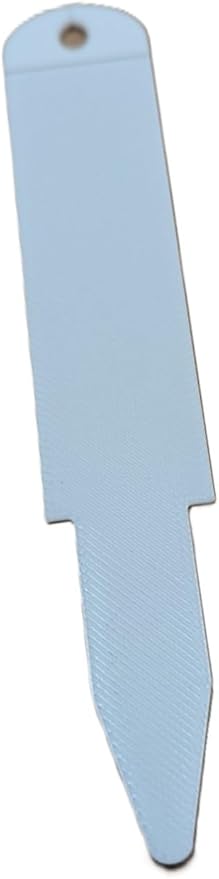 Gathering Moss Premium Plant Tags (50-Pack) – Weather-Resistant Garden Labels with Hanging Slot & Alignment Ledge – Recessed Writing Panel for P-Touch or Marker – Reusable Indoor/Outdoor 3D-Printed