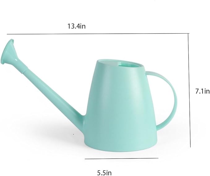 Indoor Plant Watering can, Outdoor Garden Flower Small Watering can, Outdoor Plant Long Spray Bottle 1.8L 1/2 Gallon, with a complimentary 11.8-Ounce Spray Bottle (Dark Green)