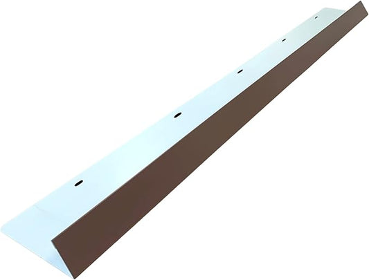 Eagle 1-26 Gauge 5 Foot Rain Diverter - Nails and Instructions Included (Mill Finish Aluminum, Copper, Galvanized, Stainless Steel & More) (1, Brown)