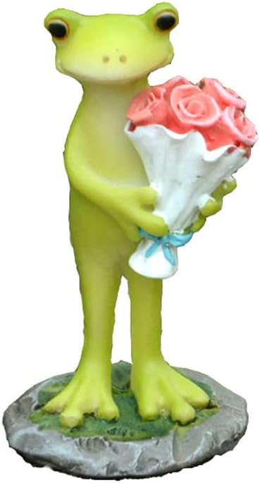 Miniature Fairy Garden Frog Figurines- Mum Happy Birthday