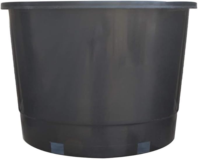 Nursery Pot 1 Gallon 1 Gal 2 Gal 3 Gal 5 Gal 7 Gal 10 Gal 15 Gal Nursery Container Injection Molded Pot Fit for Plants Soil Growers or Hydroponics (10,10 Gallon)