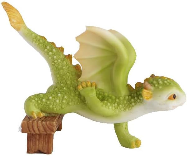 Miniature Fairy Garden Sport Dragon Figurines- Going Forward Dragon