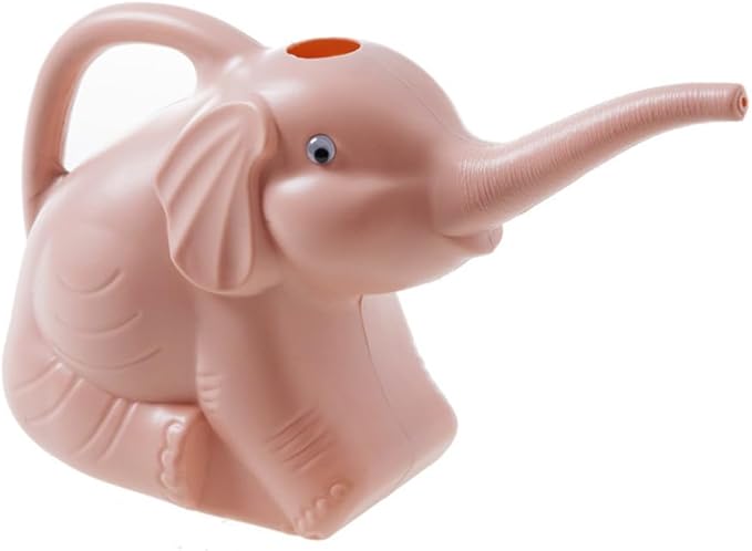 BESPORTBLE Elephant Watering Can – 2 Gallon Small Plastic Watering Can for Plants, Bonsai, Kids, and Indoor/Outdoor Gardening (Cute Elephant Design, Durable & Lightweight PP Material)