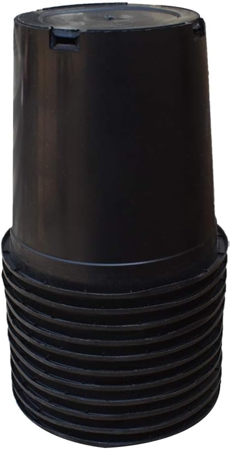 Nursery Pot 1 Gallon 1 Gal 2 Gal 3 Gal 5 Gal 7 Gal 10 Gal 15 Gal Nursery Container Injection Molded Pot Fit for Plants Soil Growers or Hydroponics (10,1 Gallon)