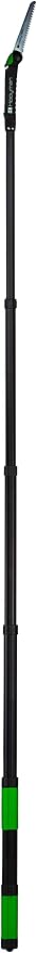 Hooyman Extendable Tree Saw with Compact Design, Detachable Handsaw and Telescoping Pole, No-Slip H-Grip, Impulse Hardened Teeth, and Wrist Lanyard for Tree Trimming, Hunting, Camping, and Outdoors