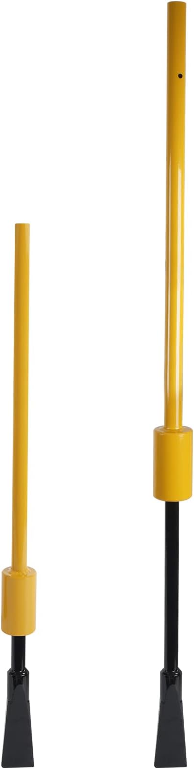 Root Cutting Tool, Hole Digging Tool, Tamping Bars, Garden Remover Tool for Bamboo Tree Roots Rocks Shrubs Bushes Stumps - Heavy Duty
