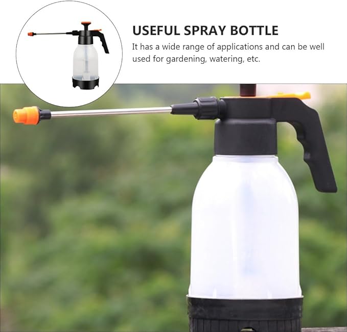 Hand Pressure Gardening Water Bottle 1L Spray Can for Indoor and Outdoor Use for Plants Flowers and Car Washing Sturdy Lightweight Design