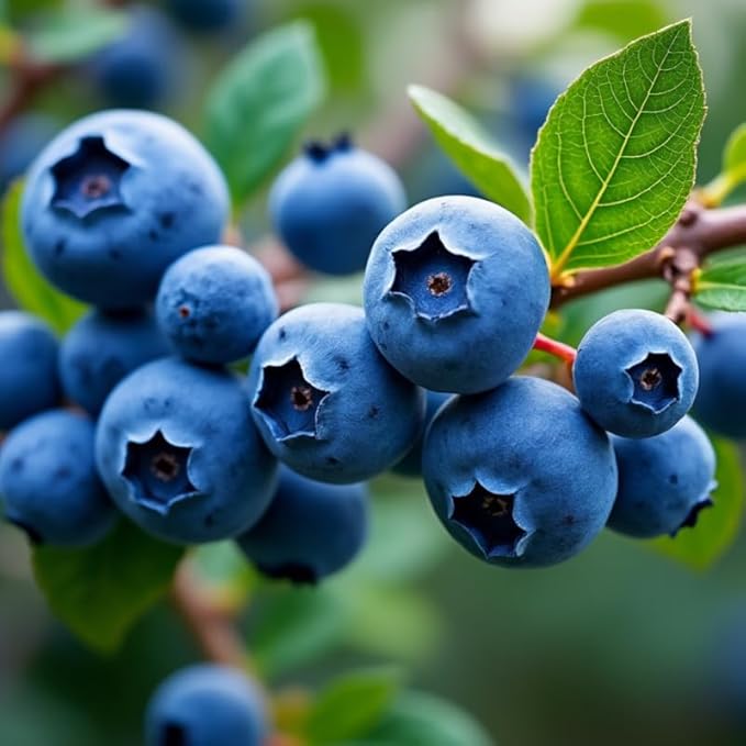 Sunshine Blueberry Plant Live for Planting, 4-8 Inch Tall Starter Plant, Hardy Blueberry Bush for Garden or Patio