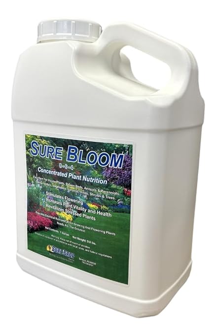 Sure Bloom Concentrated Plant Nutrition, 8-6-4 Formula, 1 Gallon Plant Food for Indoor and Outdoor Plants