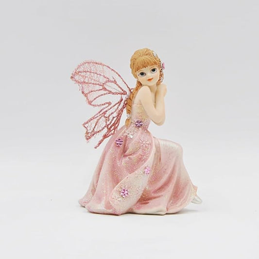 Comfy Hour Sitting Fairy Figurine, Collectible for Home Decoration, Fairyland Collection