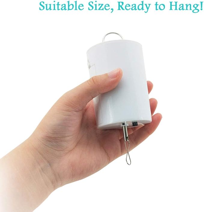 FONMY Hanging Display Motor 10 RPM Low Speed with Remote for Wind Spinner Ornament Hanging Decor Baby Crib Mobile Battery Operated Motor