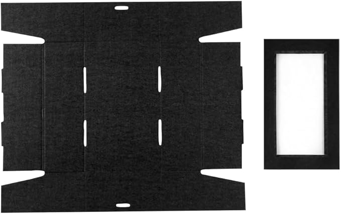 Restaurantware Cater Tek 10.2 x 6.1 x 3.2 Inch Baked Goods Boxes 10 Greaseproof Pastry Boxes - Window Lids Insert Tab Lock Black Paper Catering Boxes Easy Assembly For Charcuterie Or Cupcakes
