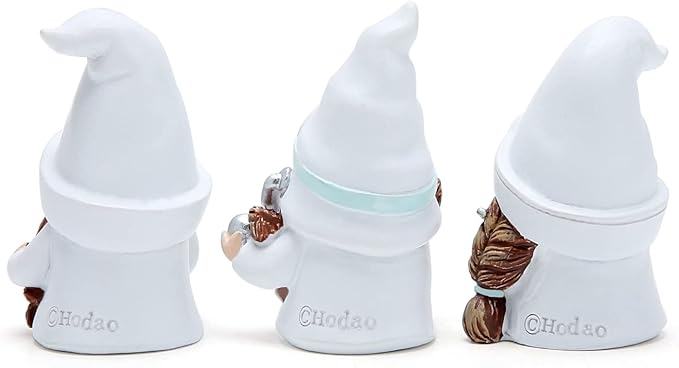 Hodao 3 PCS Doctor Home Gnome Figurines Decoration Doctor Gnomes Ornaments Scandinavian Tomte Elf Decor Gifts Summer Gnomes Figurines Home Decoration Table Hospital Nurse Gnome Decor
