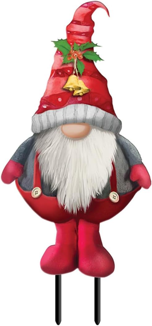 Briarwood Lane Winter Gnome Metal Yard Art
