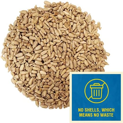 CountryMax Sunflower Coarse Kernels Hearts No Waste No Mess Bird Seed (50 Pounds)