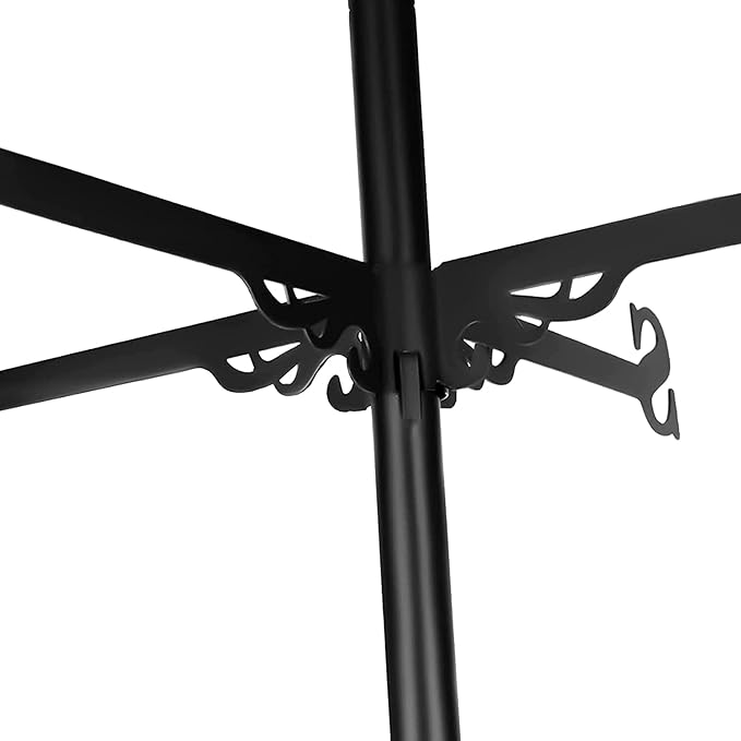 Weather Vane Cast Iron Weather Vane Galloping Wild Horse Ornament Wind Direction Indicator Tool with Anti-Rust Coating Professional Measuring Tool Easy to Assemble