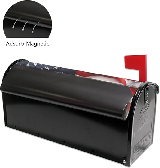 WOOR American Eagle Magnetic Mailbox Cover Oversized for Garden Yard Outdoor Decorations-20.8" x 25.5"
