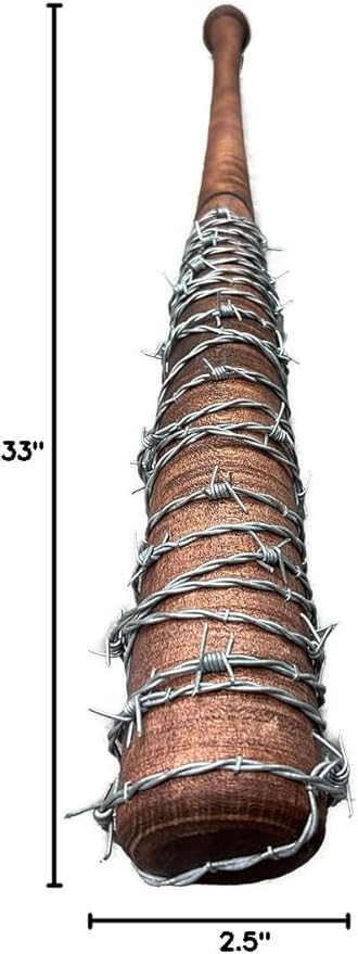 Walking Dead Lucille Negan Hardwood Replica Bat