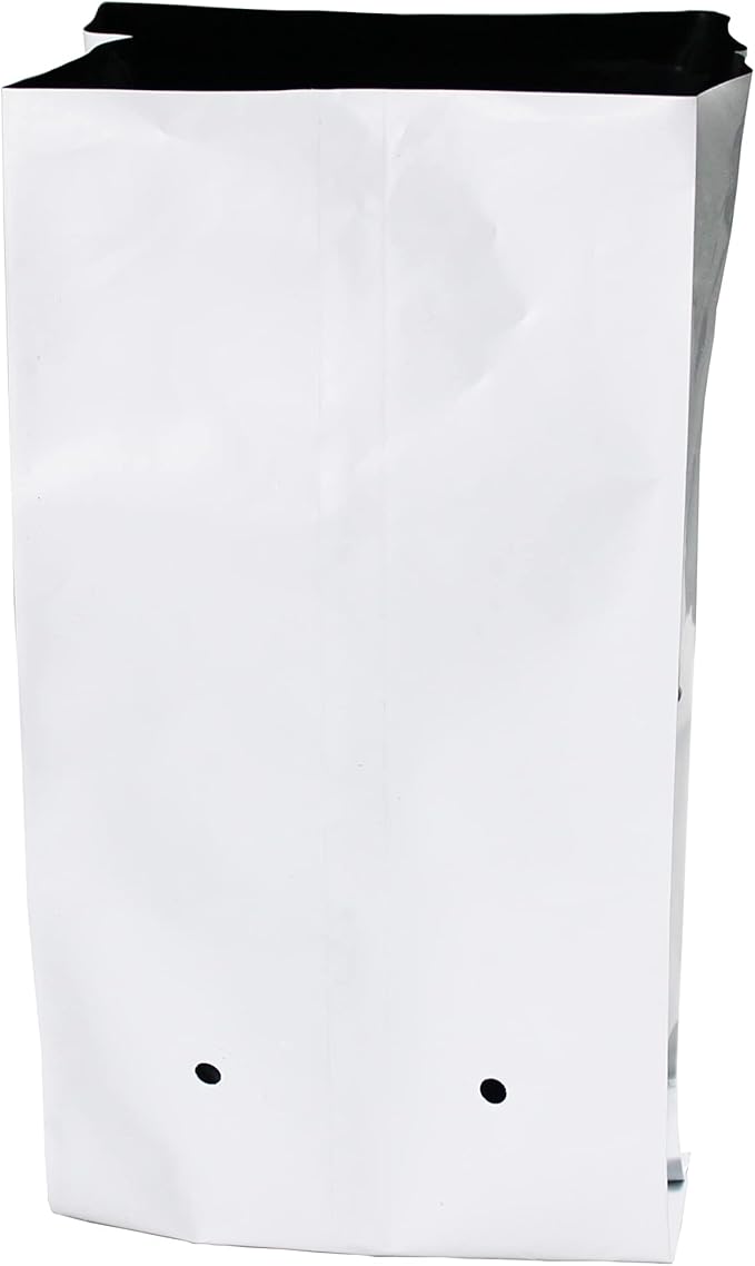 HFS(R Poly Grow Bag Planters Panda Film Black and White for Nursery Horticulture 1 Gallon - 50 PC