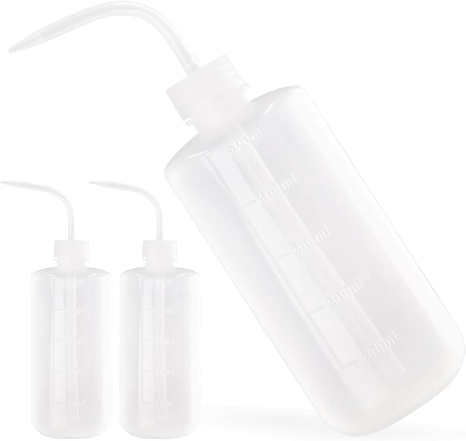 3 Pcs 500ml Squeeze Bottle Plant Watering Bottle Can, Plastic Succulent Watering Bottle Can for Indoor Plants