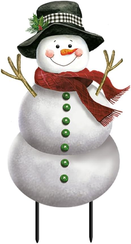 Briarwood Lane Smiling Snowman Metal Art