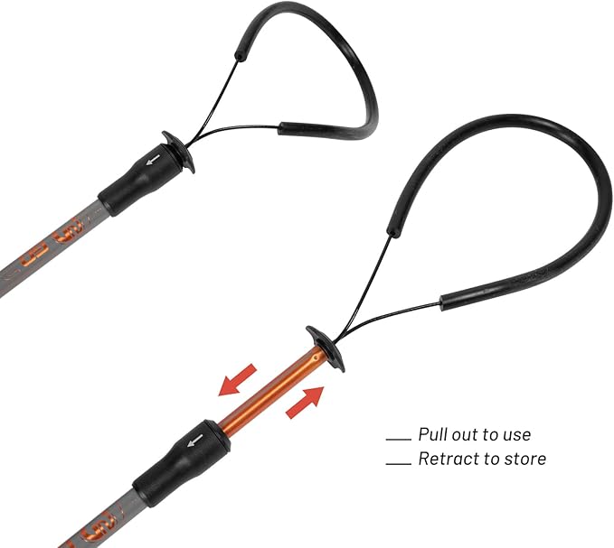G2 Avalance Kit: Lightweight Aluminum Alloy Snow Shovel with Snow Probe and Storage Bag, Folding Design, Easy to Storage and Carry (Orange)