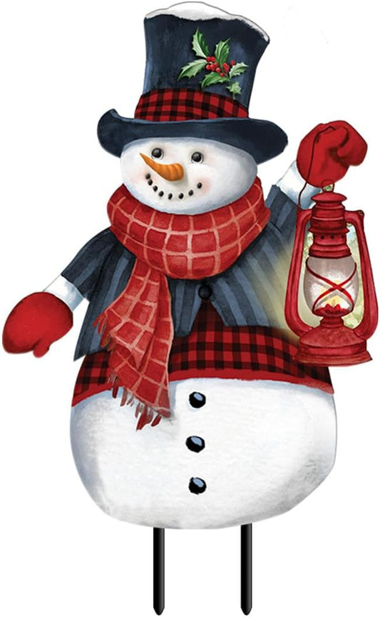 Briarwood Lane Snowman Metal Yard Art