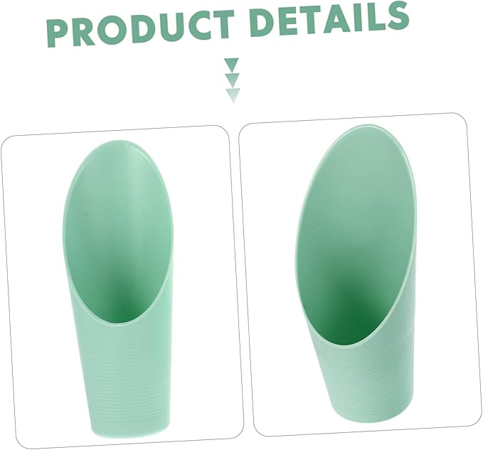 Kisangel Kids Gardening Shovel Set 6Pcs Plastic Soil Scoops for Planting Bonsai and Outdoor Garden Use Easy to Carry and Store