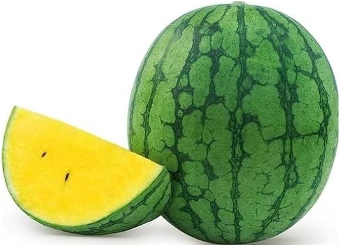Seeds Yellow Watermelon 11 lbs - Fruits for Planting - GMO Free