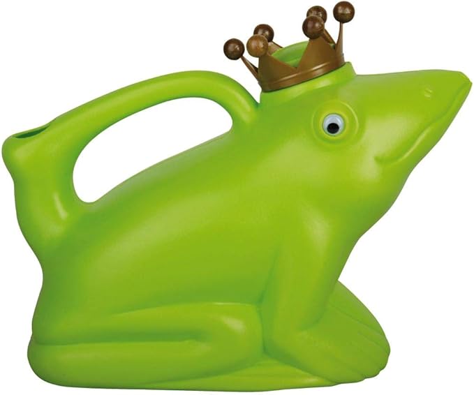 Esschert Design Watering Can - Frog Prince Green