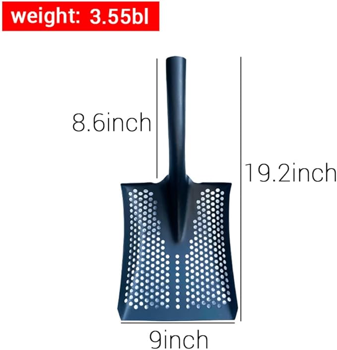 Sand Sifter for Beach,Heavy-Duty Transfer Shovel,Chicken Coop Scooper for Sand,Ideal for Construction, Landscaping, Gardening(Only Shovel Head)