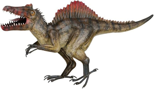 Regal Art & Gift Dinosaur Metal Statue – Indoor Outdoor Decorative Sculpture for Home & Garden Décor, Weather-Resistant Yard Art Figure for Patio, Lawn, Spinosaurus