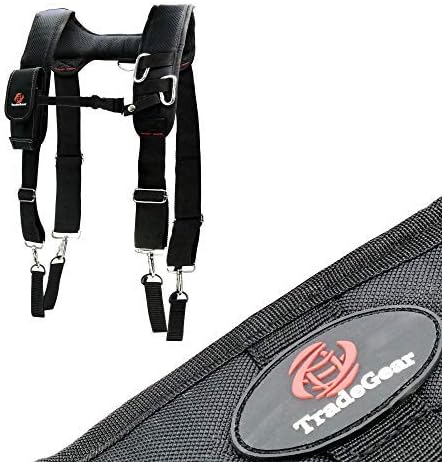 TradeGear Electrician’s 4-Point Suspender Harness – Designed for Comfort & Durability – Ideal for All Electrician Tools