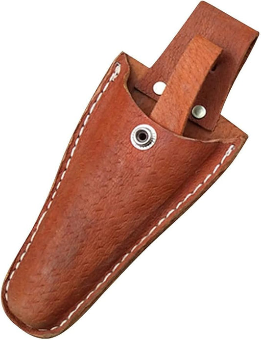 Leather Sheath Tool Holsters Gardening Pouch Belt Electrician Scissors Tool Holsters- Compact Protective Leather Case/Holder Pouch Bag for Pruning Shears Pliers Scissors or Any Garden Knife HSZ-20