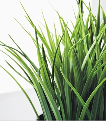 CATTREE Artificial Shrubs Bushes, Plastic Wheat Grass Green Leaves Fake Plants Wedding Indoor Outdoor Home Garden Verandah Kitchen Office Table Centerpieces Arrangements Christmas Decoration 4 pcs