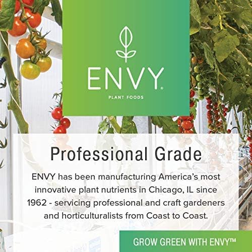 ENVY Hydroponic Plant Food A & B – Two-Part Liquid Nutrient for Indoor/Outdoor Plants – Supports All Growth Stages – Soil, Coco, Hydroponics, DWC – Gallon Set