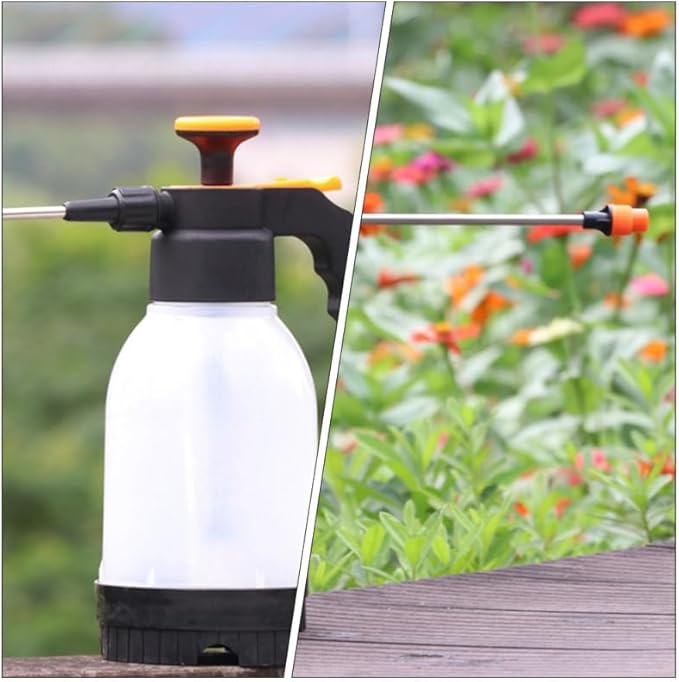 Hand Pressure Gardening Water Bottle 1L Spray Can for Indoor and Outdoor Use for Plants Flowers and Car Washing Sturdy Lightweight Design