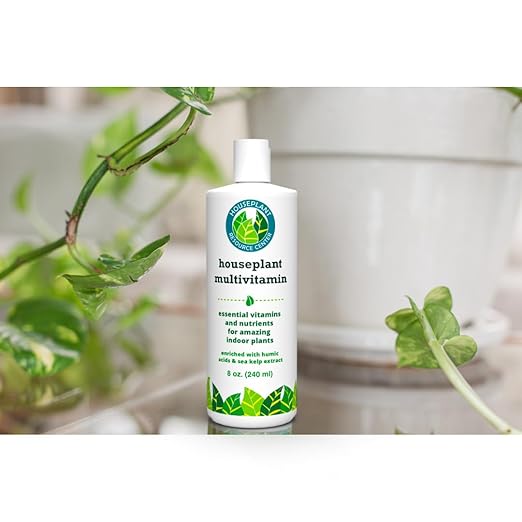 Micronutrient, Sea Kelp & Humic Acid Booster for Houseplants (Pairs with Fertilizer) – Houseplant Multivitamin | Leaf & Root Growth Supplement | 8oz