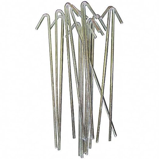 9 Gauge Heavy Duty Fence Ties - Hooked Aluminum Wire Ties for Chain Link Fence - Ties Chain Link Fence Wire to Posts and Rails (Aluminum, 6-1/2" - 100 Pack)